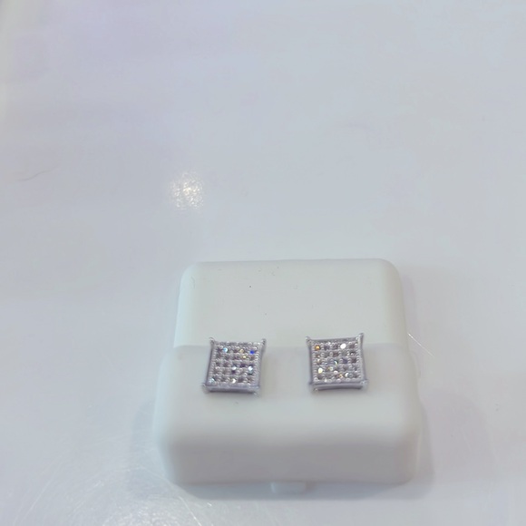 D&D DESIGNER STUD EARRINGS STAMPED 925 SCREW BACK POSTS BRAND NEW SQUARE SET - Picture 3 of 5